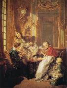 Francois Boucher The Breakfast painting